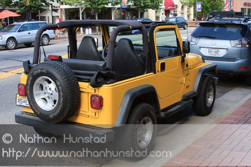 Coldplay's Jeep in Golden, CO (because it's all yellow)